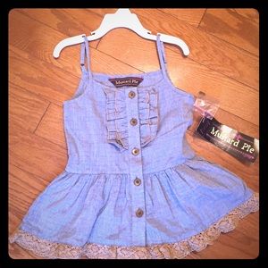 Mustard Pie top for toddler